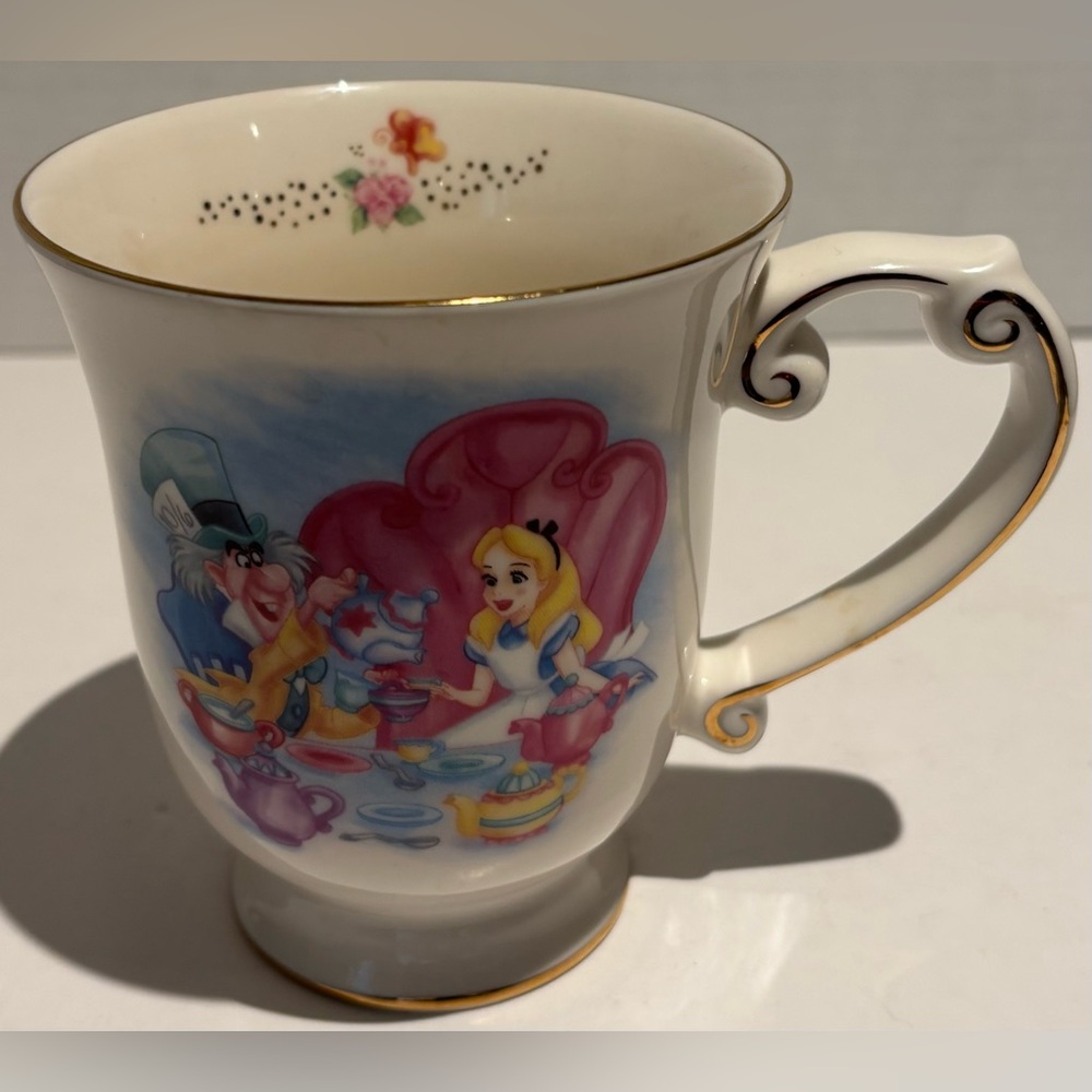 Original Disney Parks: Alice in Wonderland Mad Hatter Ceramic Coffee Mug Teacup